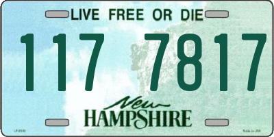NH license plate 1177817