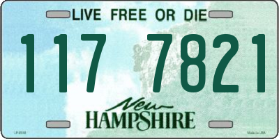 NH license plate 1177821