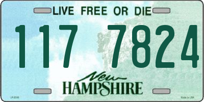 NH license plate 1177824