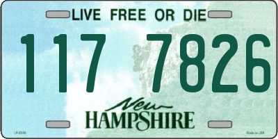 NH license plate 1177826