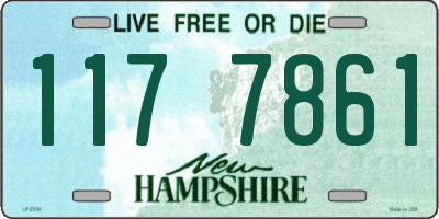 NH license plate 1177861