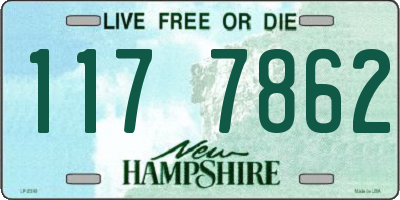 NH license plate 1177862