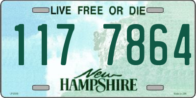 NH license plate 1177864