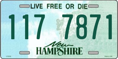 NH license plate 1177871