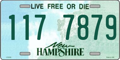 NH license plate 1177879