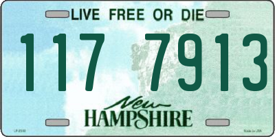NH license plate 1177913