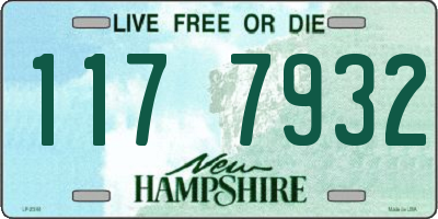NH license plate 1177932