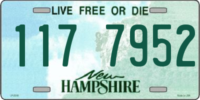 NH license plate 1177952