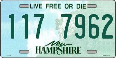 NH license plate 1177962