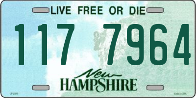 NH license plate 1177964
