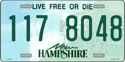 NH license plate 1178048