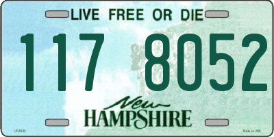 NH license plate 1178052