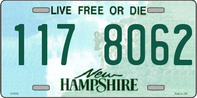 NH license plate 1178062