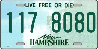 NH license plate 1178080