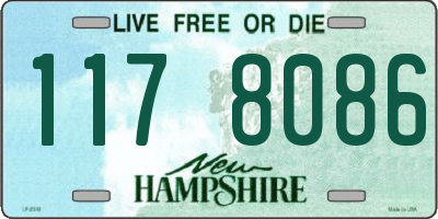 NH license plate 1178086