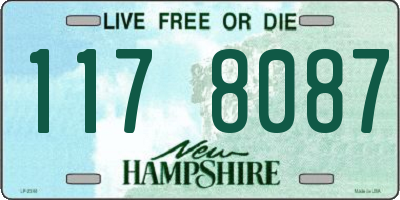 NH license plate 1178087