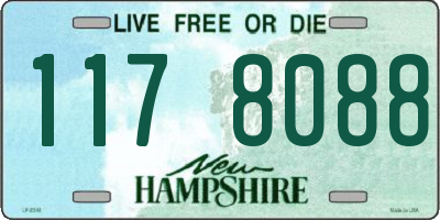 NH license plate 1178088