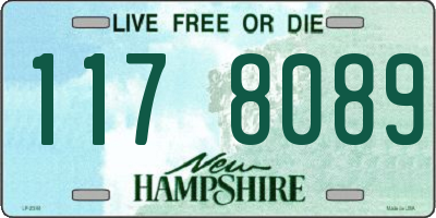 NH license plate 1178089