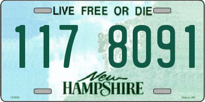 NH license plate 1178091