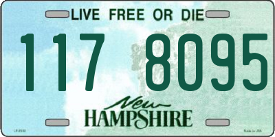 NH license plate 1178095