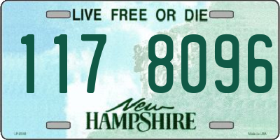 NH license plate 1178096