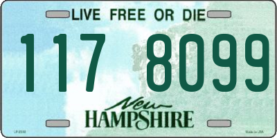 NH license plate 1178099