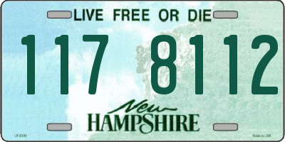 NH license plate 1178112