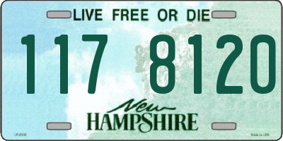 NH license plate 1178120