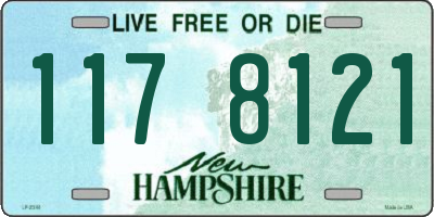 NH license plate 1178121