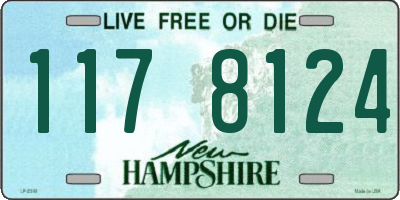 NH license plate 1178124