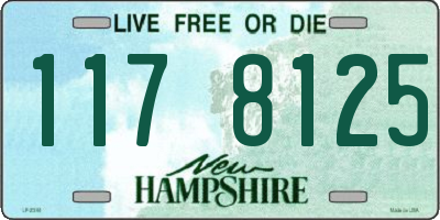 NH license plate 1178125