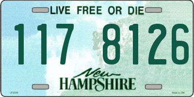 NH license plate 1178126