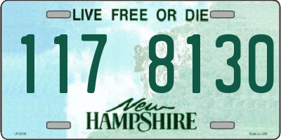 NH license plate 1178130