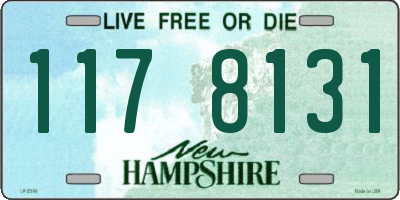 NH license plate 1178131