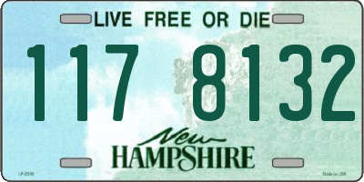 NH license plate 1178132