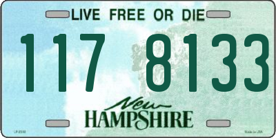 NH license plate 1178133