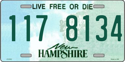 NH license plate 1178134