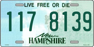 NH license plate 1178139