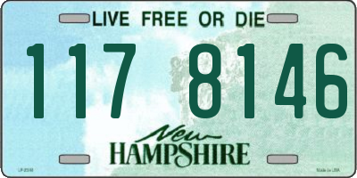 NH license plate 1178146