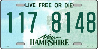 NH license plate 1178148