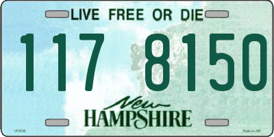 NH license plate 1178150