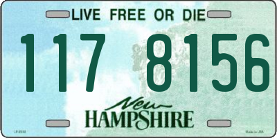 NH license plate 1178156
