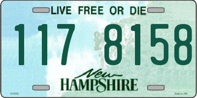 NH license plate 1178158