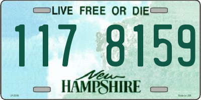 NH license plate 1178159