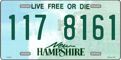 NH license plate 1178161