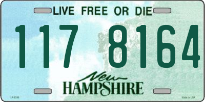 NH license plate 1178164