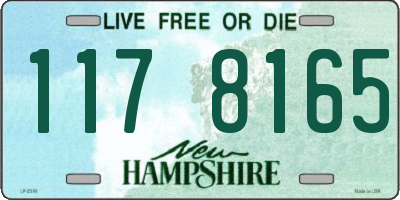 NH license plate 1178165
