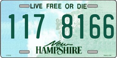 NH license plate 1178166