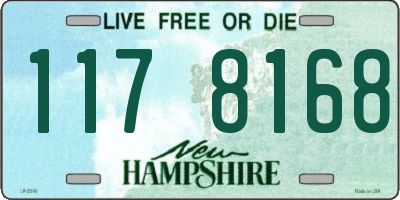 NH license plate 1178168