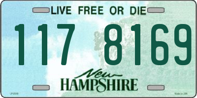 NH license plate 1178169